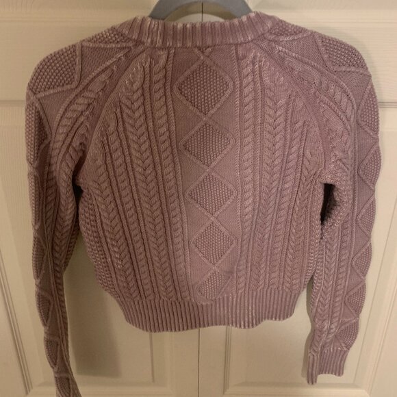 Faherty Sun-washed Cable Crewneck Sweater - Picture 2 of 4